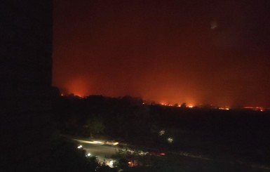 Жители Северодонецка о пожарах: Огонь подошел вплотную к городу