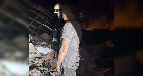 Ночью в Днепре рухнул 2-этажный дом