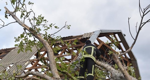 Ураган в Кропивницком: в больницу попали два человека