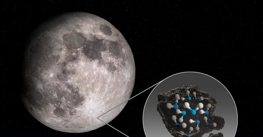 Специалисты NASA нашли на Луне воду