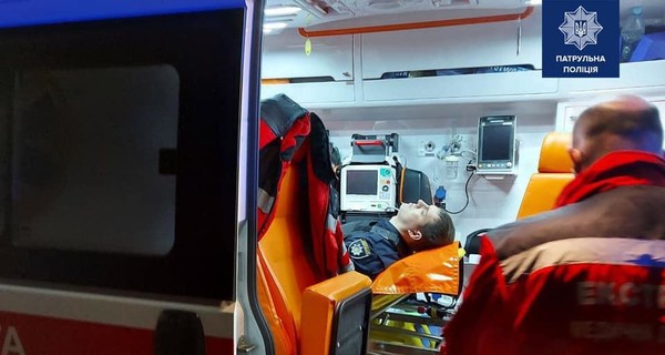Погоня со стрельбой в Киеве: у раненого патрульного раздроблена нога