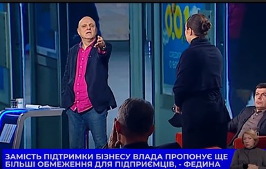 София Федына поругалась с Мыколой Вереснем и ушла с передачи 