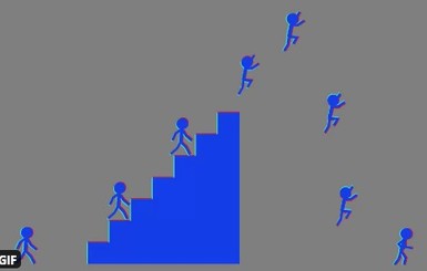 В Интернете – новая популярная оптическая иллюзия с прыгающими человечками