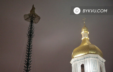 Звезду на главной елке Украины заменили шляпой из-за тематики