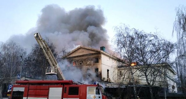 Пожар в Полтаве: в здании нашли обгоревшее тело