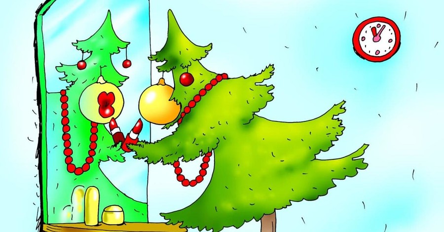 Анекдоты про новогоднюю елку: 15 декабря