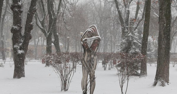 Зима в Киеве: столицу засыпало снегом
