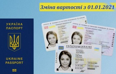 С 1 января в Украине подорожают ID-карты