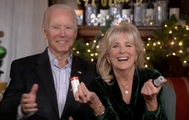 Джо и Джилл Байден не справились с хлопушкой в Новый год
