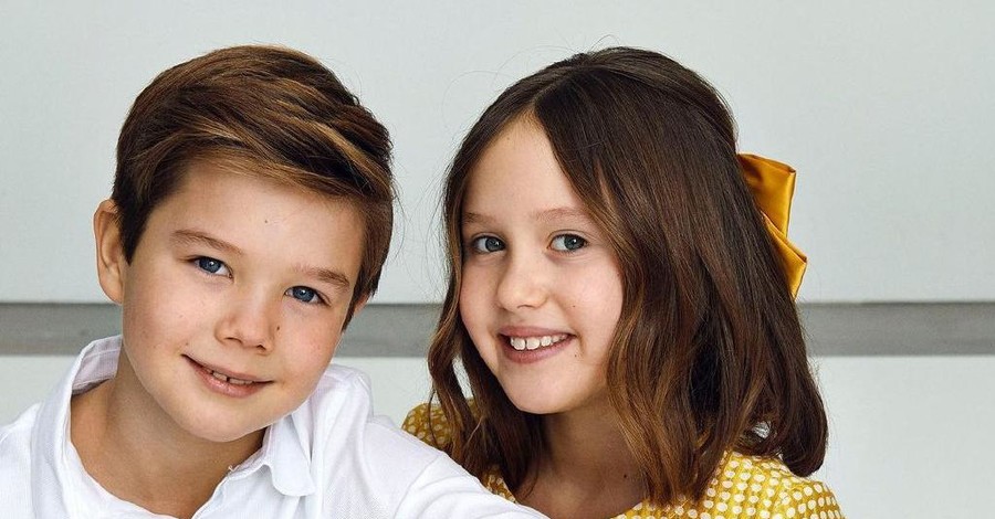 Принцу и принцессе Дании 10 лет: двойняшки получили вензеля и показали новый портрет