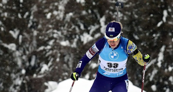 Биатлонистка Юлия Джима завоевала первую медаль для сборной Украины в сезоне