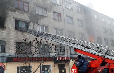 В общежитии Павлограда случился пожар, трое пострадавших