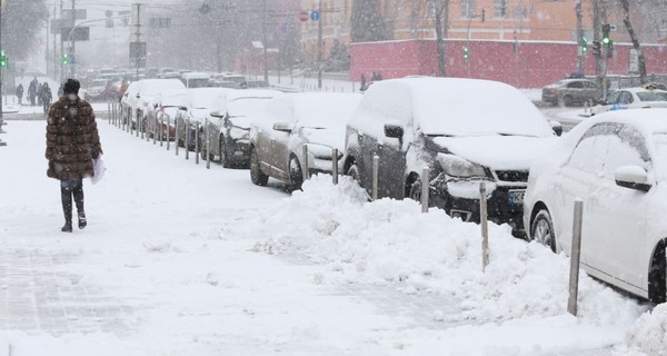 В Украину идут снегопады и дожди