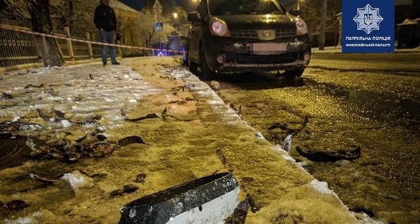 В Николаеве пьяный водитель сбил патрульную и пытался бежать с места ДТП