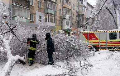 Циклон оставил без света 358 населенных пунктов Украины
