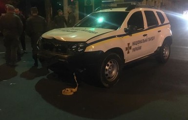 В Одессе нацгвардейцы на служебной машине устроили аварию