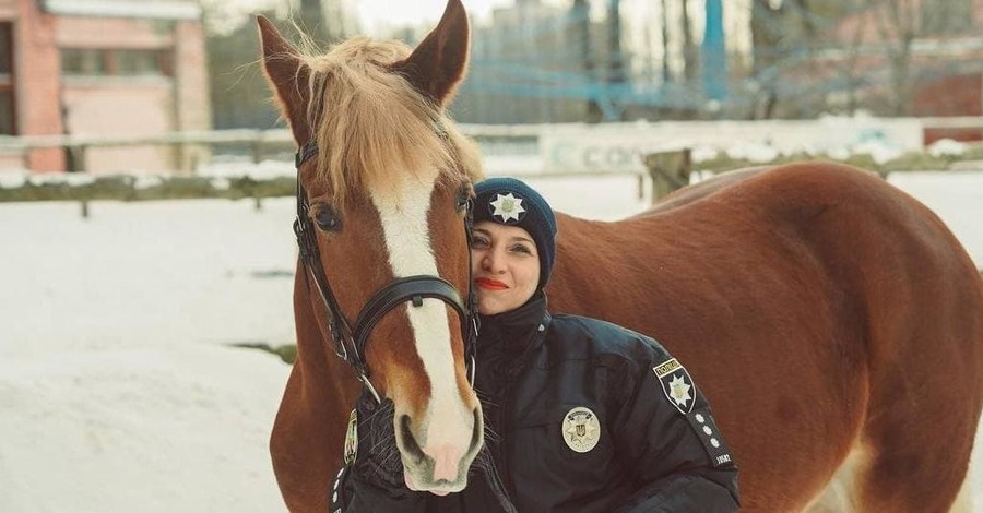 Улицы Киева будет патрулировать конь по кличке Фуршет