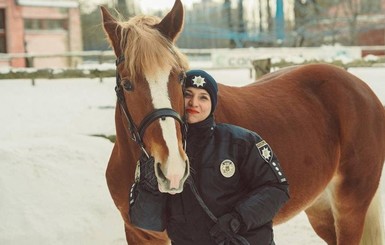 Улицы Киева будет патрулировать конь по кличке Фуршет