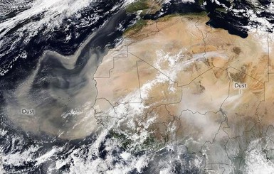 Пыль из Сахары зацепила Украину