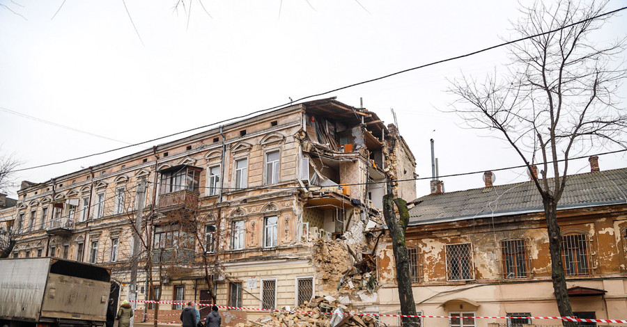 В Одессе обрушился очередной памятник архитектуры