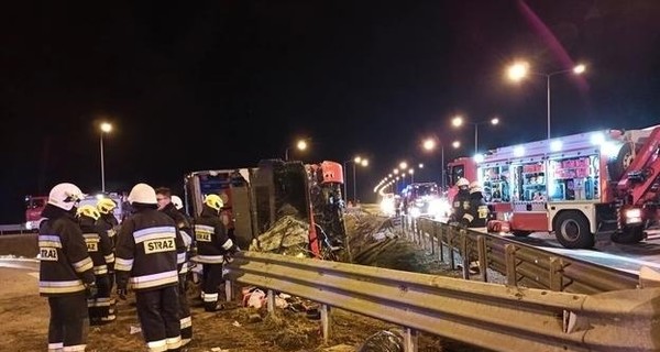 ДТП в Польше: пассажиры заявили, что водитель уснул за рулем