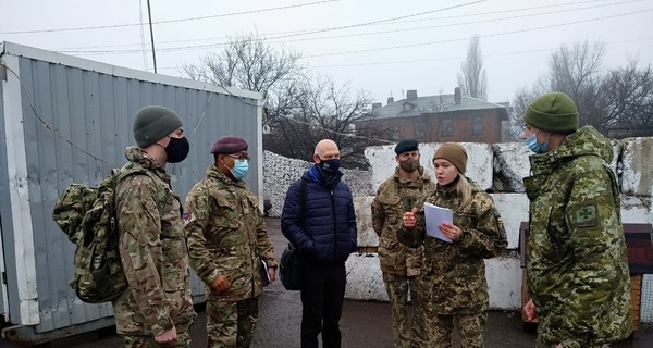 На Донбассе побывали британские военнослужащие