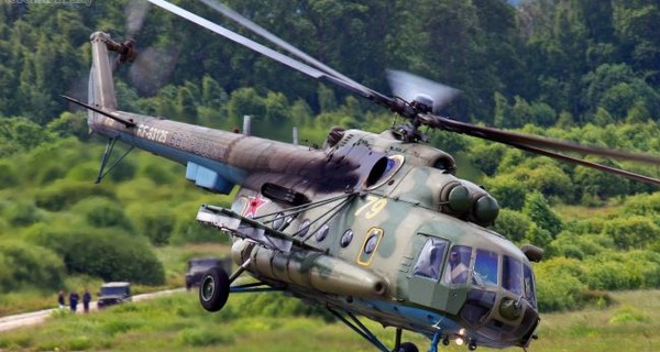 В воздушное пространство Украины вторгся российский вертолет Ми-8