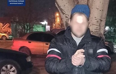 В Запорожье задержали мужчину, который носился по центру города и стрелял
