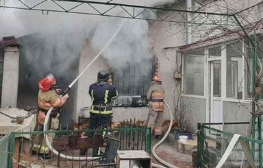 В Одессе во время пожара умер спасатель