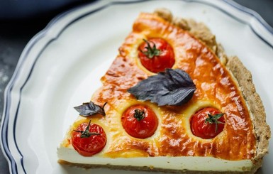 Рецепт соленого чизкейка или сырный пирог с томатами от Клопотенко