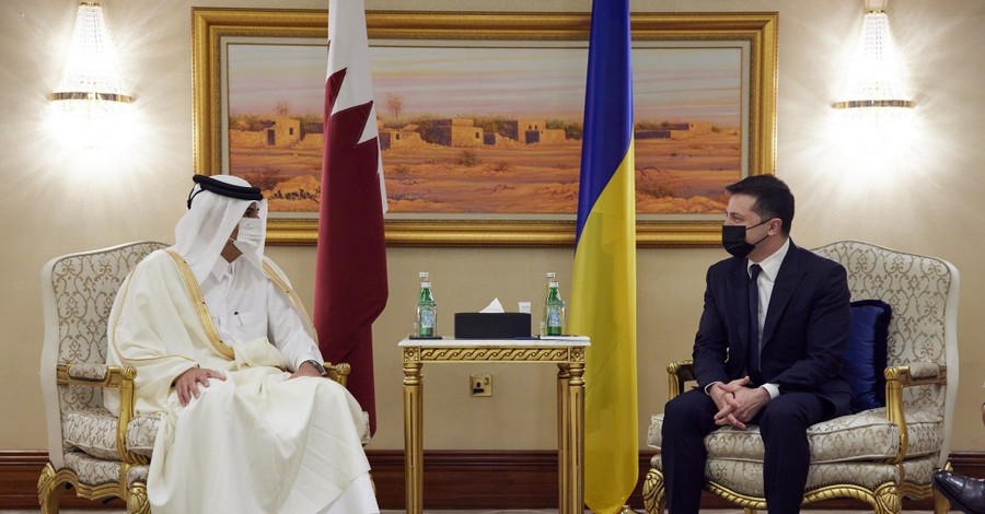 Зеленский заявил, что Катар заинтересован во вхождении на банковский рынок Украины 