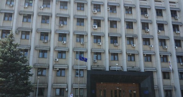 С обладминистрации Саакашвили сняли украинский флаг