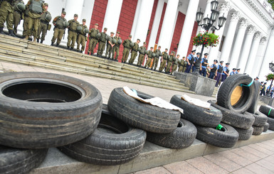 В Одессе горсовету устроили газовую атаку