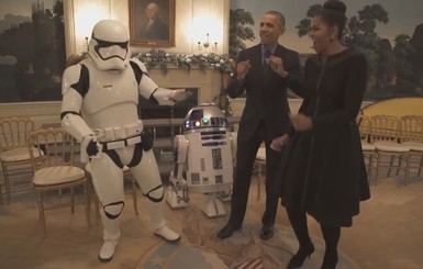 Обама зажег танец с роботом