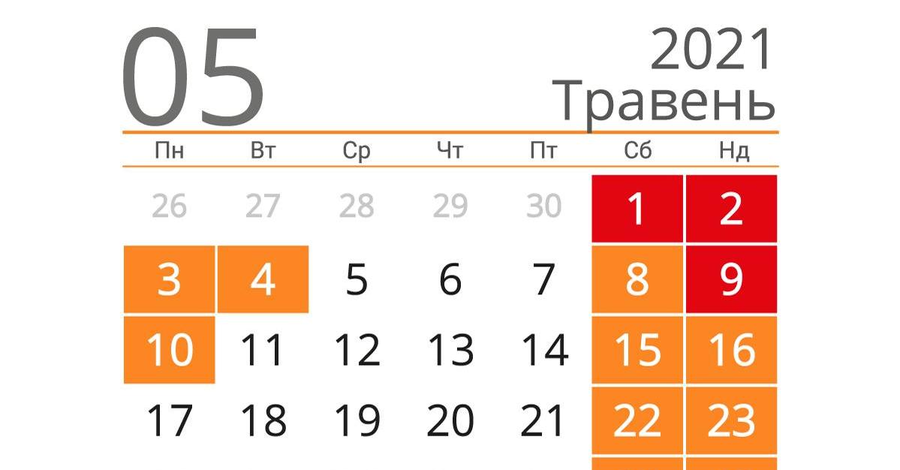 Выходные в мае 2021: сколько будем отдыхать на Пасху и когда День Киева