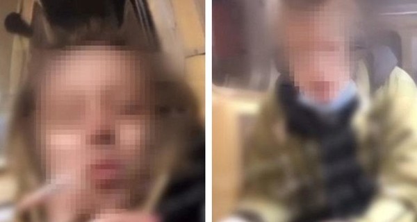 Куривших в локдаун в киевском метро парня и девушку нашли и записали на видео