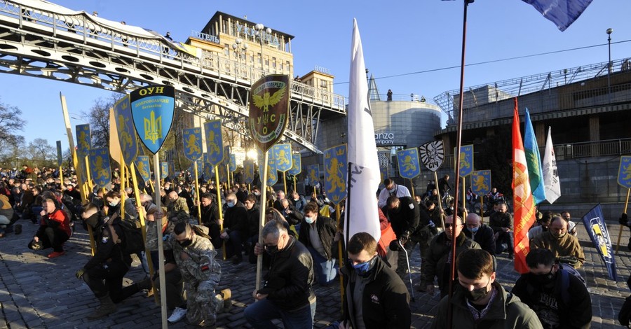 Полиция Киева на нашла нарушений на марше в честь дивизии СС 