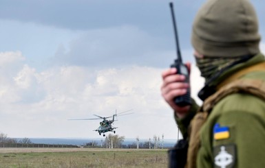 На Донбассе под обстрел попал украинский военный