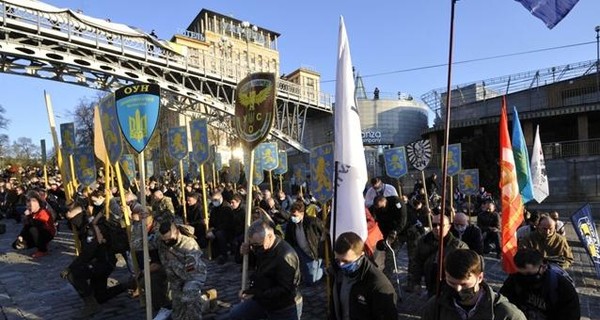 В МИД Украины раскритиковали марш в честь дивизии СС 