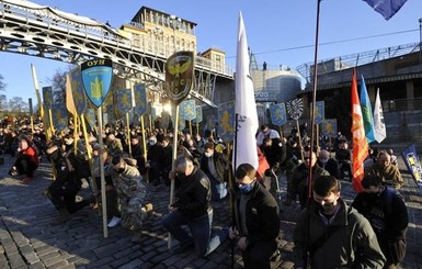 В МИД Украины раскритиковали марш в честь дивизии СС 