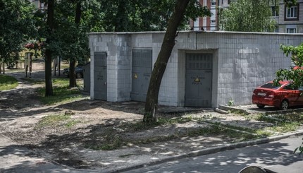 Место взрыва детей в Киеве