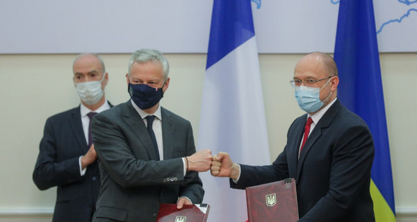 Украина и Франция заключили соглашения на более 1,3 млрд евро