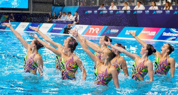 Сборная Украины выиграла золото на Чемпионате Европы по синхронному плаванию 