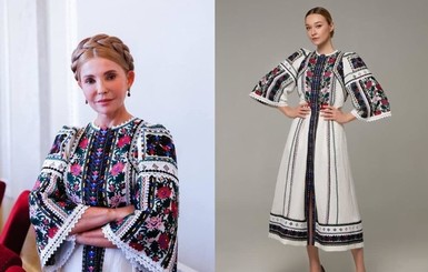 Юлия Тимошенко надела вышиванку за 1600 долларов и сделала легендарную прическу