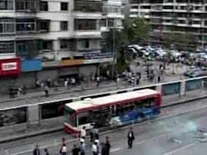 Два пассажирских автобуса взорвались в Китае [ФОТО] 