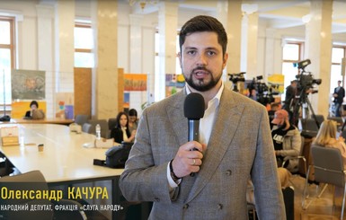 Нардеп Качура поработал парламентским корреспондентом в честь Дня журналиста