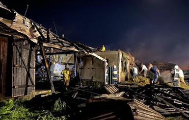 Село в Польше охватил масштабный пожар, который уничтожил несколько десятков домов