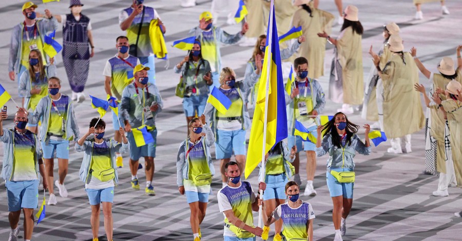 Сборная Украины прошла на открытии Олимпиады