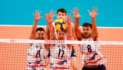 Олимпийские игры в Токио-2020 - Волейбол - Мужская группа B,  Бразилия - США 