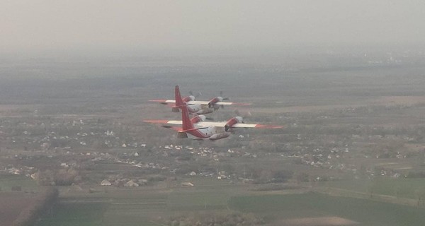 Пожарные самолеты ГСЧС Украины прибыли в Турцию 